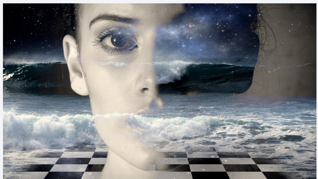 Woman Looking Forward Looking Worried, Ruminating, Planning, Overthinking
